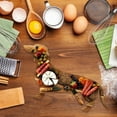 thumbnail image 7 of Giunmcul Sausage Dog Charcuterie Board 15.76*7.88in Wooden Serving Tray for Cheese Fruits Appetizers Party Platter, 7 of 7
