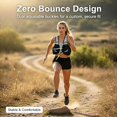 thumbnail image 3 of Running Hydration Vest,Lightweight Reflective Sports Vest with Water Bottle & Phone Pockets,Adjustable Chest Strap for Marathon, Hiking, Cycling, Men Women, 3 of 5