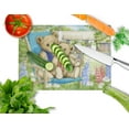 thumbnail image 2 of Carolines Treasures CDCO0306LCB Springtime Teddy Bears in Flowers Glass Large Cutting Board, 2 of 2