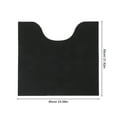 thumbnail image 2 of RENACLIPY 6pcs U-Shaped Toilet Mats Rubber Felt Absorbent For Elderly Members And Parents, 2 of 6