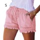 thumbnail image 5 of Guardurnaity Pantalones cortos de mezclilla suaves para mujer, pantalones cortos de tela vaquera para niñas y adolescentes, ropa de verano para mujer Prendas para la parte inferior del cuerpo Rosa S Guardurnaity AP010851-41, 5 of 6
