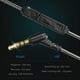thumbnail image 3 of Audífonos deportivos de alta fidelidad con micrófono, auriculares de música para teléfonos móviles (negro), 3 of 6