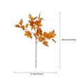 thumbnail image 5 of My Texas House Fall Faux Maple Leaf Stem, Yellow, 20", 5 of 5