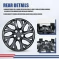 thumbnail image 5 of 16" Set Of 4 Hubcaps Wheel Rims Cover Fit 2009-2025 TOYOTA COROLLA/2009-2014 TOYOTA MATRIX/2023-2025 TOYOTA COROLLA HYBRID Compatible With Steel Wheels Snap On Installation(16-Inch,BLACK MATTE), 5 of 8