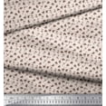 thumbnail image 3 of Soimoi Georgette Viscose Fabric Clover Leaves Decor Fabric Printed Yard 42 Inch Wide, 3 of 3