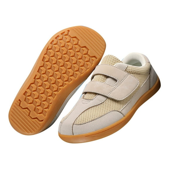 Utlike Boys Sneakers Breathable Non Slip Casual Sports Shoes With Hook And Loop Closure Soft Sole Training For Daily Wear Versatile Boys Shoes Size 3-4 Years