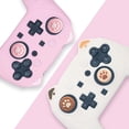 thumbnail image 3 of Soft Silicone Protective Cover Skin Set for Nintendo Switch Pro Controller, Anti-Slip, Cute Cat Paw Prints, Rocker Cap Included, Gaming Accessories, 3 of 8