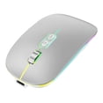 thumbnail image 1 of Mistaha Souris Sans Fil Double Mode 2.4G+Bluetooth5.1, Souris Ergonomique 3 Vitesses Réglable DPI Batterie Lithium Rechargeable 500mAh Intégrée, 1 of 8