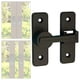 thumbnail image 4 of Cerradura de puerta de granero, perno de puerta interior, hardware duradero, pestillo de puerta de seguridad para el hogar, para oficina, hotel, dormi negro, 4 of 8
