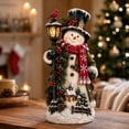 thumbnail image 4 of KUAZOU Christmas Snowman Figurine, Winter Village Tabletop Decoration for Christmas Decorations, Holiday Home Decor, Room Decor, Shelf Mantel Display, Festive Gift for Family and Friends, 4 of 5