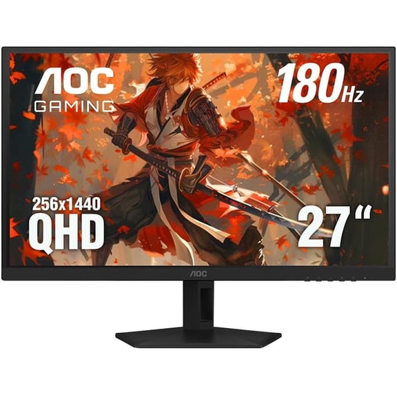 Restored AOC Q27G41XMN2 27" 2K QHD (2560 x 1440) 180Hz Gaming Mini-LED Monitor,Black (Refurbished)