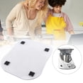 thumbnail image 2 of Mixer Slider Mat for Kitchen Aid 4.5-5 Qt Tilt Head Stand Mixer, Glossy Sliding Tray Mixer Sliders for Kitchenaid Artisan Mixer, Kitchen Aid Accessories and Attachments, Countertop Storage,Clear, 2 of 7