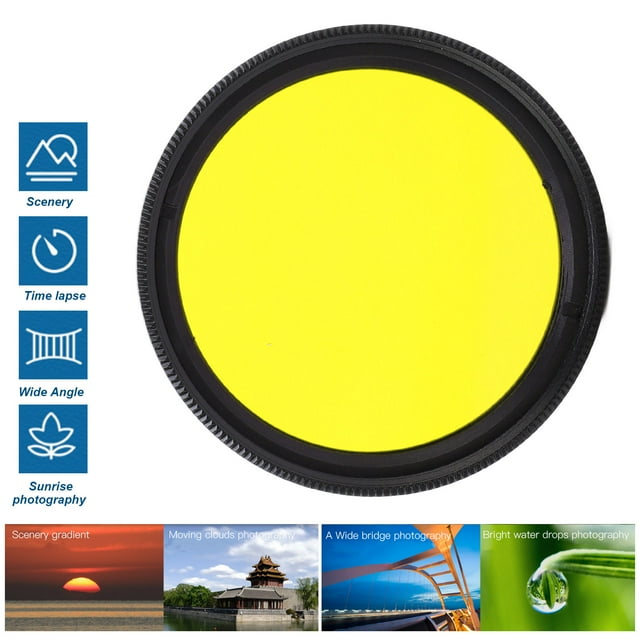 37mm Full Color SLR Filtre d'Objectif de Caméra, Multi Couche Nano Revêtement Résistance aux Rayures Kit de Filtre Couleur pour Caméra