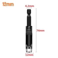 thumbnail image 1 of Chendee Hex Shank Adapter Electric Machine Hollow Punch For Drill Cardboard Leather Belt,12Mm, 1 of 5