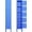 Blue, variant on 6-Door Metal Employee Lockers for Office, School & Gym,Steel Locker for Employees,Black