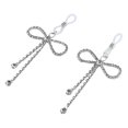 thumbnail image 3 of Sxiwei Non-Piercing Nipple Rings Rhinestone Nipple Clips Body Jewelry for Women Silver 1 One Size, 3 of 6