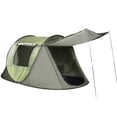 thumbnail image 3 of Camping Tent Family Dome Tent For 2-3/4-6 Person Waterproof with 2 doors, 2 windows, Mesh Screen, Metal Stakes, Windproof Ropes and Carry Bag Easy SetUp for Camp Backpacking Hiking Outdoor, 3 of 8