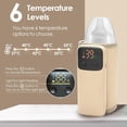 thumbnail image 3 of Portable Baby Bottle Warmer Bag, Rechargeable Wireless Portable Baby Milk Warmer, Fast Bottle Warmers for Car Travel, Warms Baby Milk to Body Temp and Maintain Nutrients, 3 of 6