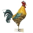 thumbnail image 3 of Alpine Corporation Metal Multi-Color Feathered Rooster Decor, 3 of 13