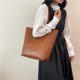 thumbnail image 3 of Bolso tipo cubeta para mujer, bolso de mano plegable de gran capacidad, bolso para citas, 3 of 9