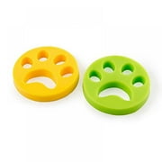 Pet Laundry Fur Remover Laundry Hair Catcher Remover Cleaning Lint For Washer Dryer Pet Dog Cat Cleaning Tools Yellow 1pc