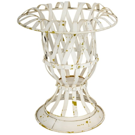 - A&B Home Metal Lattice Planter Urn
