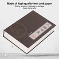 thumbnail image 4 of Lifelike Diversion Book Safe - UrbanEden Metal Money Box With Key Lock, Perfect For Storing Jewelry, Cash, And Credit Cards, Secure And Discreet Book Safe, 4 of 8