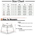 thumbnail image 3 of Gifts Usmixi Shorts for Women Soft Knitted Ribbed Elegant Lace Trim Plus Size Short Pants Tie Waist Stretchy Solid Homewear Sports Shorts Coffee XXL, 3 of 7