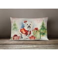 thumbnail image 4 of Carolines Treasures DAC1381PW1216 16 x 12 in. Unisex Westie Christmas Fabric Decorative Pillow, 4 of 4