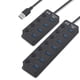 thumbnail image 1 of Concentrador USB 3.0 de alta velocidad con 7 puertos, extensor de uno a siete puertos, interruptor de llave independiente, divisor USB, 1 of 3