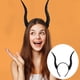 thumbnail image 3 of Diadema con cuernos para disfraz de Halloween, divertida diadema para cosplay para mujer, 3 of 7