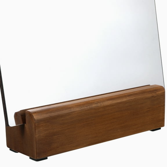 IMIKEYA Wood Display Stand Light Brown for Holding Full Length Mirror and Art