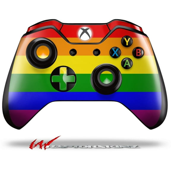 Decal Style Skin for Microsoft XBOX One Wireless Controller Rainbow Stripes - (CONTROLLER NOT INCLUDED)