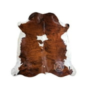 Brindle Tricolor Cowhide Rug Small Approx 5ft x 6-6.5ft 150cm x 200cm