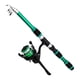 thumbnail image 1 of Juego de caña y carrete de pesca para niños, versátil, fácil de operar, telescópico Verde, 1 of 8