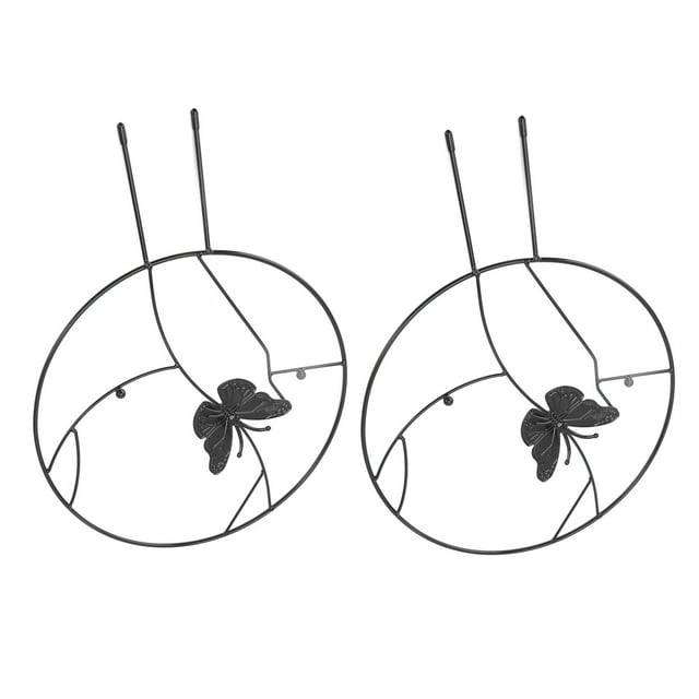 Iron Flower Plant Support Stand Climbing Frame for Garden - Round Design