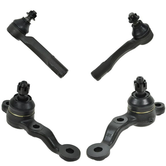 TRQ Front Outer Tie Rod Ends Lower Ball Joint Kit Set of 4 for 01-05 Lexus IS300 PSA59988