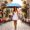 Dark Blue, variant on 8-Rib Manual-Fold Umbrella for Sun Rain, Black-Coating Sun Protection Umbrella, High-Density Waterproof Fabric Magic Water Activated Floral Pattern Design
