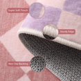 thumbnail image 4 of Checkered Washable Rug Runners for Hallways Non Slip,2x7 Black Kitchen Bathroom Runner Rug,Trellis Low Pile Indoor Carpet Runner for Bedroom Entryway Foyer, 4 of 8
