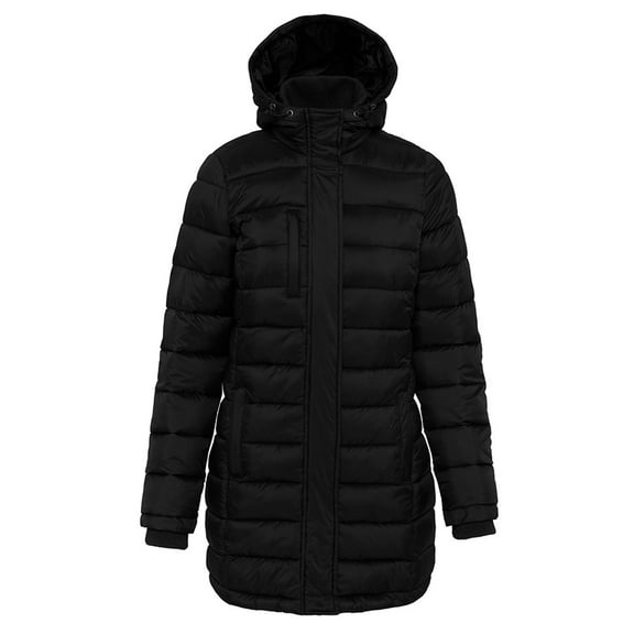 Kariban Womens Lightweight Long Padded Parka Jacket