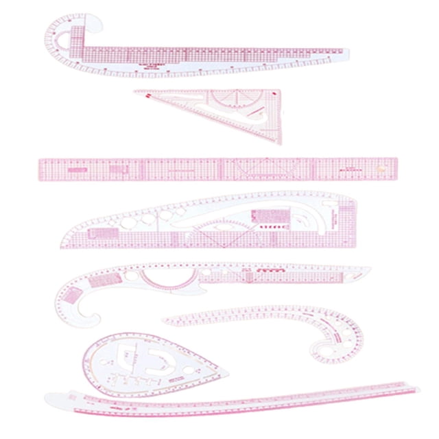Règle de Courbe Française Règles de Courbe Outils de Couture pour Créateur de Motifs 8 Pcs