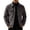 Gray, variant on Men's Suede Jacket Snap Button Front Multi-Pocket Trucker Jackets Long Sleeve Fall Vintage Casual Outerwear