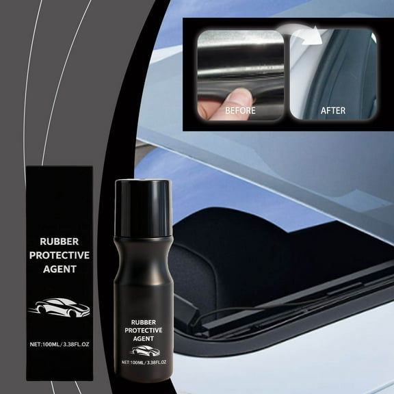 Automotive Rubber Lubricant & Protectant 100ml, Restores Flexibility & Prevents Cracking on Car Door Seals, Weatherstripping, Gaskets, Anti-Aging Formula for Rubber Revival, Easy Application Spray