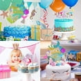 thumbnail image 4 of 32 Pieces Mermaid Cake Topper, Doll Decoration for Ocean-Themed Birthday Party Supplies - Glitter Cake Decorations for Girls and Children, 4 of 7