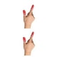 thumbnail image 1 of Moyic 2 piezas juegos móviles guantes con mangas para los dedos pantalla táctil portátil nailon cómodo controlador de juegos cubiertas de mano rojo Rouge 2piezas, 1 of 6