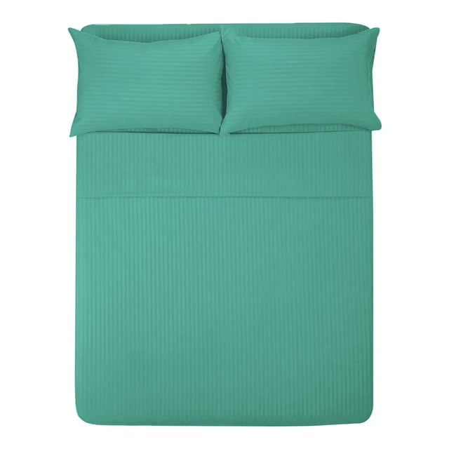 Sábana King Size 1800 Hilos, Microfibra Grabada Ultra Suave Mod. MENTA