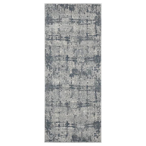 United Weavers Rushmore Van Modern Abstract Runner Rug, Blue, 2'7" x 7'2"