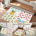 thumbnail image 6 of Summer Fruit Area&nbsp;Rug 2x3ft Pineapple Watermelon Non-Slip&nbsp;Washable Square&nbsp;Rugs Soft Felt Indoor Floor Mat for Bedroom Kitchen Living Room Bathroom, 6 of 9
