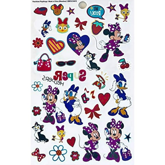 Disney Disney Junior Minnie Mouse Bowtique Over 140 Temporary Tattoos Booklets (2pc Set) Party Favors and Handouts