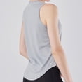 thumbnail image 4 of Jalioing Quick Dry Tops for Women Casual Loose Running Sport Tank Tops Lightweight Sleeveless Plain Athletic Shirts, 4 of 6